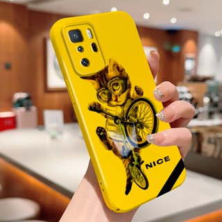 เคสโทรศัพท์มือถือแบบแข็ง กันกระแทก กันรอยกล้อง ลายแมว สร้างสรรค์ สําหรับ Xiaomi Redmi 9C 9T 10A 10C Note 10 Pro 10S 12 Pro 9S 9 Pro