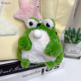 Fstyzx จี้ตุ๊กตากบน่ารัก ผ้ากํามะหยี่ขนนิ่ม แฮนด์เมด Diy สําหรับแฟนสาว