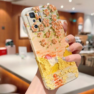 เคสโทรศัพท์มือถือแบบแข็ง กันกระแทก กันรอยกล้อง ลายดอกไม้ ทิวทัศน์โรแมนติก สวยงาม สําหรับ Xiaomi Redmi 9C 9T 10A 10C Note 10 Pro 10S 12 Pro 9S 9 Pro