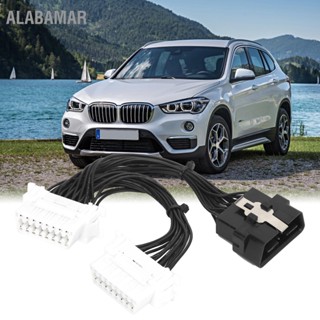 ALABAMAR 16 Pin Splitter OBD2 สายเคเบิลต่อขยายชายกับหญิง OBD Adapter 0.5m/1.64ft ABS 12-24V