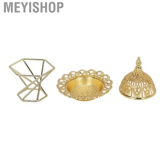 Meyishop Burner Gold Exquisite Light Luxury Style Holder Stand for Home Bedroom Living Room Office