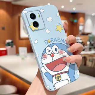 เคสโทรศัพท์มือถือแบบแข็ง กันกระแทก ลายการ์ตูนโดราเอมอน แมว สําหรับ Vivo Y15 Y15a Y15c Y15s Y01 Y01a Y02 Y02s Y02a Y11 Y16 Y35