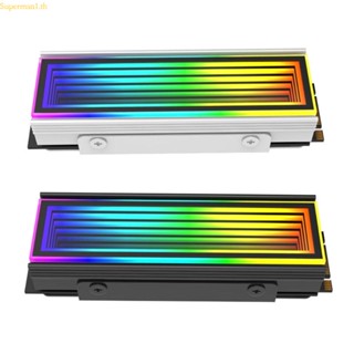 ฮีทซิงค์ระบายความร้อน M 2 SSD Argb Light Bar Cooler ประสิทธิภาพสูง