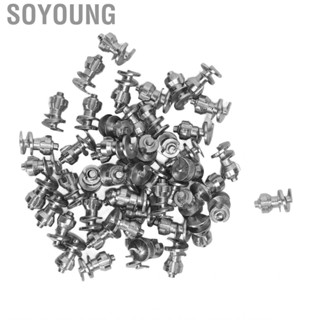 Soyoung Screw Snow Spikes  Slip Silver Tungsten Steel Aluminum Car Wheel Tyre Studs for Motorcycle