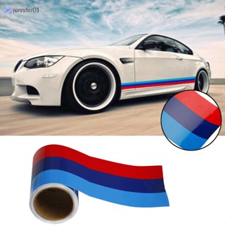 Jen สติกเกอร์ไวนิล ลายทาง สําหรับติดตกแต่งรถยนต์ BMW M3 M4 M5 M6 3 5 6 7 Series