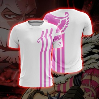 ใหม่ เสื้อยืดลําลอง แขนสั้น คอกลม พิมพ์ลาย Charlotte Katakuri 3D แฟชั่นฤดูร้อน สําหรับทุกเพศ 2022