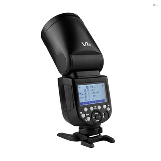 [พร้อมส่ง]Godox V1n แฟลชกล้อง Speedlite หัวกลม ไร้สาย 2.4G Fresnel Zoom สําหรับกล้องวิดีโอ D5300 D750 D850 D7100 Z7 งานแต่งงาน