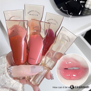 Gegebear Du Run Essence Lip Honey Lip Oil Water Gloss Mirror Lip Glaze Transparent Glass ลิปกลอสให้ความชุ่มชื้น 【elle20181_th】