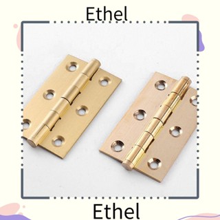 Ethel1 บานพับประตู บานพับทองเหลือง 3.5 นิ้ว หลายชั้น อุปกรณ์เสริม สําหรับเฟอร์นิเจอร์ ตู้ หน้าต่าง