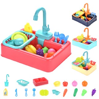 New Kids Play House Simulation Dishwasher Toys Early Education Dishwashing Table