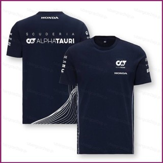 Yp2 เสื้อยืดแขนสั้น พิมพ์ลายทีม Scuderia AlphaTauri พลัสไซซ์ PY2 2023 F1