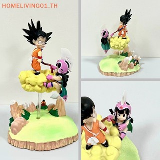 Onehome ฟิกเกอร์ PVC รูปปั้นอนิเมะ Dragon Ball Son Goku Chichi Somersault Cloud Chibi ขนาด 9 ซม. ของเล่นสําหรับเด็ก