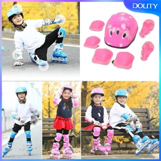 [dolity] ชุดอุปกรณ์ป้องกันสเก็ตบอร์ด สนับเข่า ข้อศอก สําหรับเด็ก