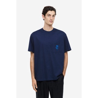 H&amp;M  Man Relaxed Fit Embroidery-detail T-shirt 1147164_1