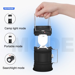 Snowmanek โคมไฟฉุกเฉิน Led อเนกประสงค์ ใช้แบตเตอรี่ ปรับความสว่างได้ ใช้งานได้นาน สําหรับตั้งแคมป์กลางแจ้ง