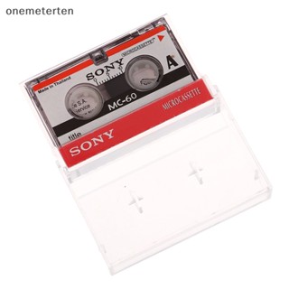 Rten เทปคาสเซ็ตเปล่า บันทึกเสียงเพลง พร้อมเทปแม่เหล็ก 60 นาที สําหรับ Sony-3MC