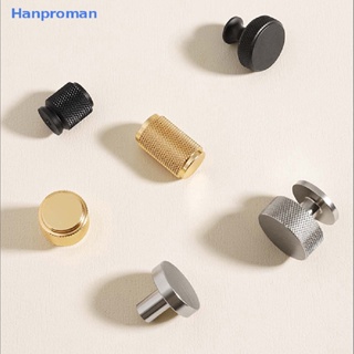 Hanproman&gt; มือจับเฟอร์นิเจอร์ โลหะผสมสังกะสี สีดํา สีเงิน สําหรับตู้เสื้อผ้า ลิ้นชัก ตู้เสื้อผ้า