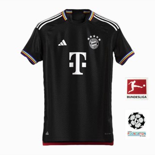 เสื้อกีฬาแขนสั้น ลายทีม Bayern Munich 2023 2024 ชุดเยือน