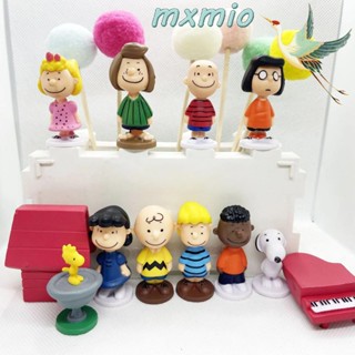 Mxmio โมเดลฟิกเกอร์ Pvc รูปการ์ตูน Snoopy สําหรับตกแต่งเค้ก