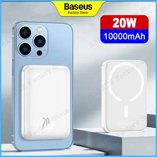 Baseus พาวเวอร์แบงค์แม่เหล็กไร้สาย 10000MAh ชาร์จเร็ว สําหรับ 13 12 Pro Max