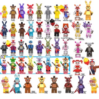  ฟิกเกอร์ Five Nights at Freddys Series Freddy Bonnie Chica Foxy ขนาดเล็ก ของเล่นสําหรับเด็ก