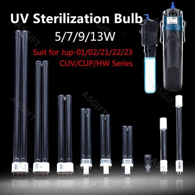 5 W/7 W/9 W/10 W/13 W Aquarium UV ฆ่าเชื้อหลอดไฟถังปลาเปลี่ยน UV Light สําหรับ Sunsun กรอง JUP HW CV CUP รุ่น