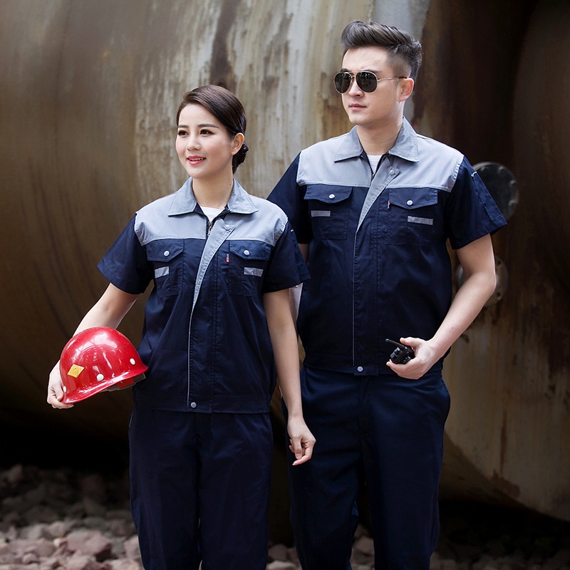 เสื้อช้อปเสื้อช่างเสื้อเชิ๊ตยูนิฟอร์มพนักงาน