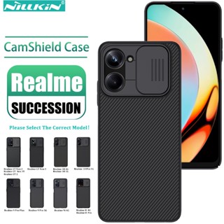 Nillkin เคสโทรศัพท์มือถือ PC TPU แบบสไลด์ป้องกันกล้อง สําหรับ Realme GT Neo 3 2 Realme 9i 10 9 8 Pro Plus 4G 5G