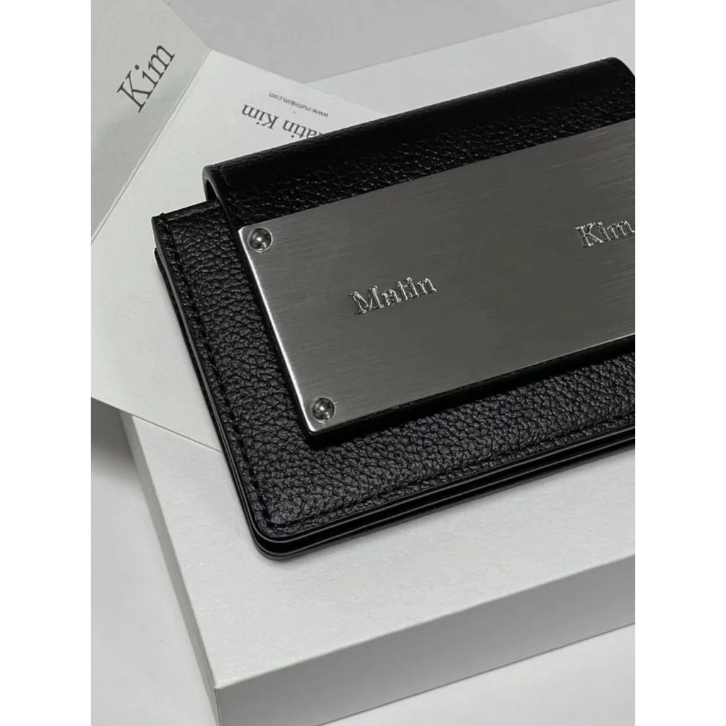 [พร้อมส่ง] Matinkim กระเป๋าใส่บัตร หนังวัว ขนาดเล็ก สไตล์เกาหลี อิตาลี สําหรับผู้ชาย และผู้หญิง 2023