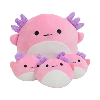 Squishmallow ตุ๊กตานุ่ม รูปการ์ตูนคริสต์มาส สีชมพู สําหรับเด็ก