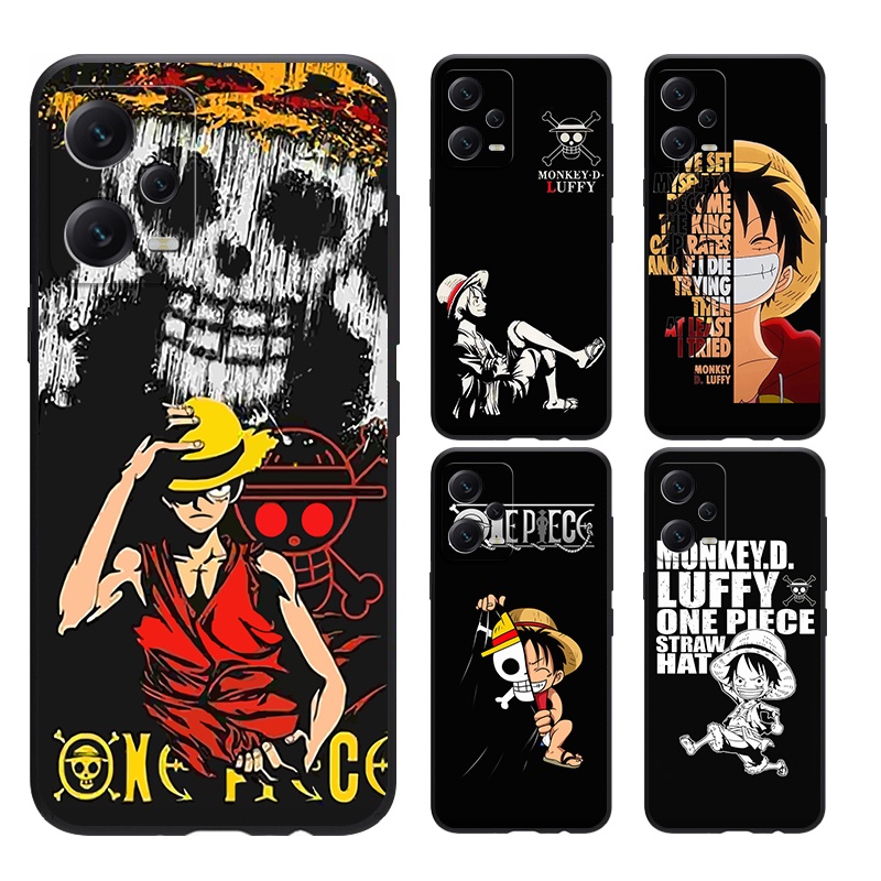 เคส Redmi note 12s 12 12C 11A A1 A2 A1+ A2+ PRO PLUS 4G 5G นิ่ม เนื้อแมตต์ ลายลูฟี่ OnePiece สําหรับ