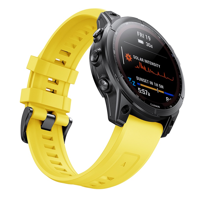 สายนาฬิกาข้อมือซิลิโคน สไตล์สปอร์ต สําหรับ Garmin Fenix 7 7x