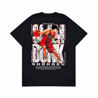 Gilan Kaos Anime SLAM DUNK KAEDE RUKAWA T shirt Anime Series Legend_09