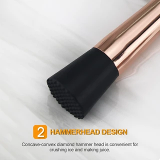 พร้อมส่ง ที่บดน้ำแข็ง ไม้บดค็อกเทล แท่งบดผลไม้ สแตนเลส 304 ไม้บดเครื่องดื่ม ค็อกเทล มิกเซอร์ ไม้ตำ-ขยี้มะนาว ใบสะระแหน่