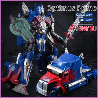 หุ่นยนต์แปลงร่างของเล่น Optimus Prime รถโลหะผสมภาพยนตร์อะนิเมะแอ็คชั่นรูปเด็กรถเสียรูปรุ่นของเล่นเด็กของขวัญเด็ก