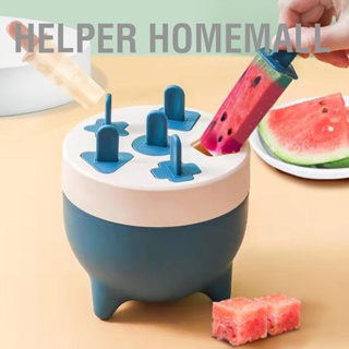 Helper Homemall แม่พิมพ์ไอติม 6 ช่อง ปลอดภัย วัสดุเพื่อสุขภาพ ทนทาน Pp Mini