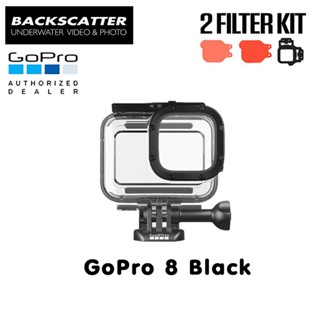 GoPro 8 Protective Housing + BACKSCATTER FLIP10+ Two Filter Kit with DIVE &amp; DEEP Filters