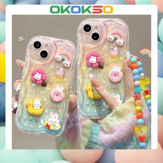 เคสมือถือ แบบนิ่ม ลายการ์ตูนกระต่าย ขอบโค้ง กันกระแทก สําหรับ OPPO Reno9 Reno8 Reno7pro reno6 7z 8T 5 R17 A53 A9 2020 4Z 5G F11 A78 A77