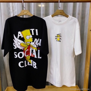 NEXGP เสื้อยืดแขนสั้น anti social social club ซิมสัน SML