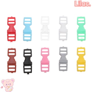 ❥LILAC✿ 10/20pcs Side Release 6mm Outdoor Camping DIY Bracelet Webbing Asseccories Mini Buckle