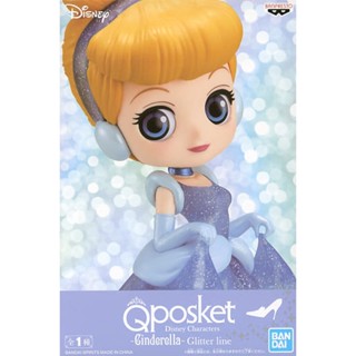 Cinderella - Glitter Line ของแท้ JP - Q Posket Banpresto [โมเดล Disney]