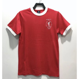 เสื้อกีฬาแขนสั้น ลายทีมชาติฟุตบอล Liverpool Red Final Edition 1965 ชุดเยือน แนวเรโทร แห้งเร็ว สําหรับผู้ชาย ไซซ์ S-XXL