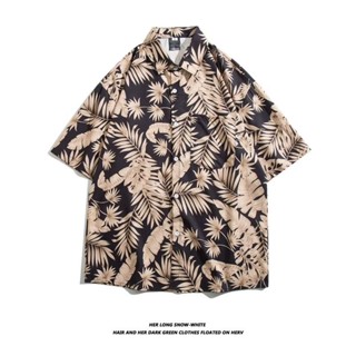 เสื้อฮาวาย สินค้ามาใหม่ hawaii สำหรับผู้ชาย ผ้านิ่มขึ้น สไตล์เกาหลีมาแรง ฮาวายสไตล์เกาหลี เสื้อเชิ้ตแนวเกาหลี พร้อมส่ง 100 แบบ รุ่น 3130