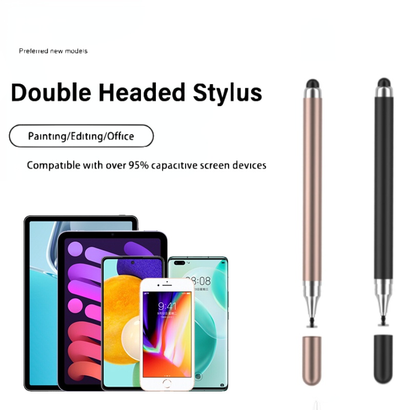 ปากกาสไตลัส 2 in 1 สําหรับ Xiaomi Pad 6 Pro Pad 5 Pro 11 12.4 Redmi Pad 10.61 ปากกาสมาร์ทโฟน Android IOS แท็บเล็ต การวาดภาพ การเขียน ดินสอแบบ Capacitive