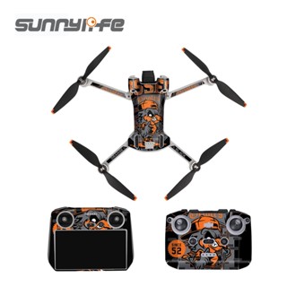 DJI Mini 3 Pro RC Sunnylife RC-N1 No.3 PVC Stickers Protective Skin Film Scratch-proof Accessories สติกเกอร...