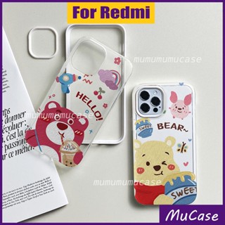 3 IN 1 เคสโทรศัพท์มือถือแบบใส สีมาการอง สําหรับ Xiaomi Redmi Note 9 9A 9i 9C 9T 10 8 10S 11 11S Pro Max 4G 5G