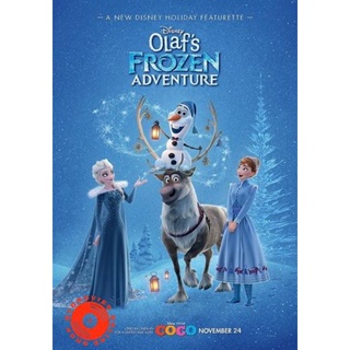 DVD Olaf s Frozen Adventure ผจญภัยแสนสนุกของโอลาฟ (เสียง ไทย/อังกฤษ ซับ ไทย/อังกฤษ) DVD