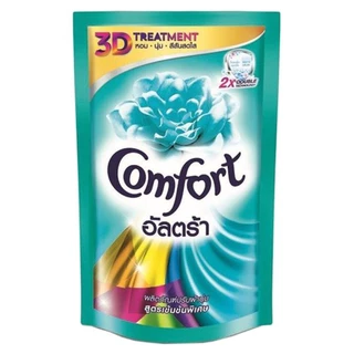 LeeMart น้ำยาปรับผ้านุ่ม คอมฟอร์ท Comfort 470ML คอมฟอท ถุงเติม คอมฟอด ปรับผ้านุ่ม อัลตร้า ตากในร่ม สีเขียว ขนาด 470 มล.