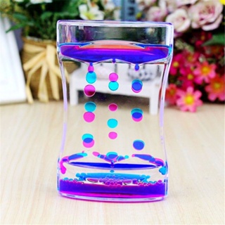 Water Motion Liquid Bubble Timer, สงบประสาทสัมผัส Fidget และโต๊ะผ่อนคลายของเล่นเน้นการรักษาเกม