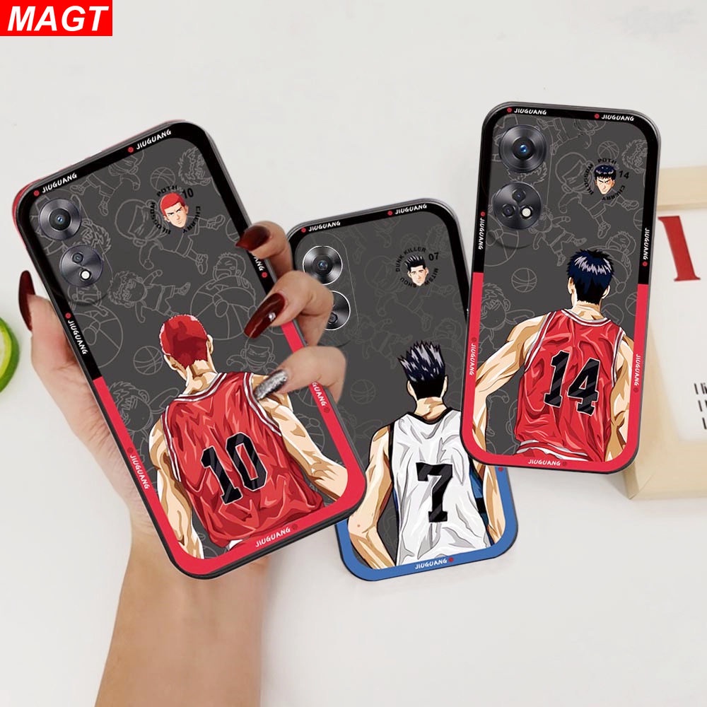 Oppo A60 A38 A18 A78 A58 A17 Reno 8T A57 A77S A16 A54S A15 A16K A53 A33 A12 A5S A7 A3S A11k A52 A92 A94 A95 A37 F9 5F A1K A31 A8 A55 Hot Blooded อะนิเมะบาสเกตบอลคลาสสิก MAGT